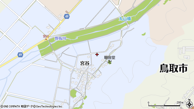 〒680-1412 鳥取県鳥取市宮谷の地図