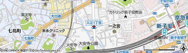 入江１周辺の地図