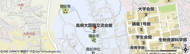 島根県松江市菅田町周辺の地図