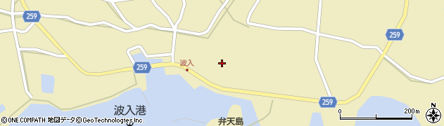島根県松江市八束町波入619周辺の地図