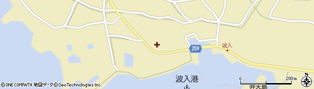 島根県松江市八束町波入417周辺の地図