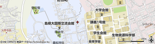 島根県松江市菅田町300周辺の地図