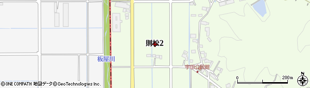 岐阜県岐阜市則松2丁目周辺の地図