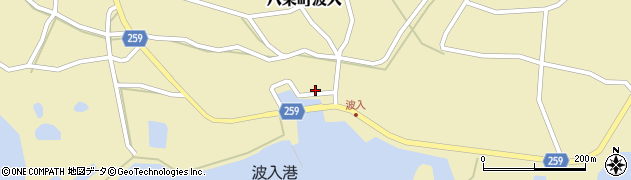 島根県松江市八束町波入437周辺の地図