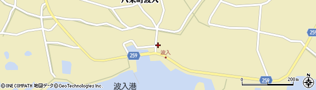 島根県松江市八束町波入2767周辺の地図