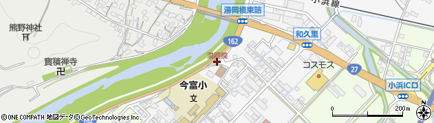 湯岡橋周辺の地図