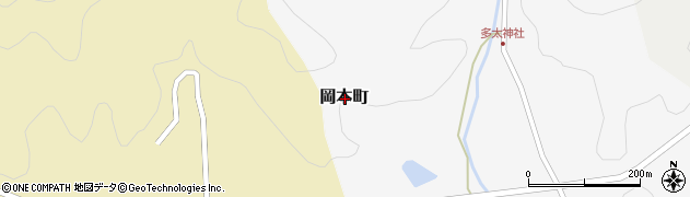 島根県松江市岡本町周辺の地図