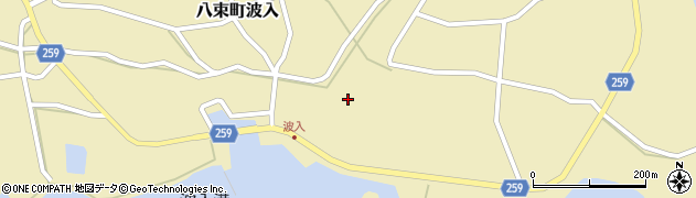 島根県松江市八束町波入624周辺の地図
