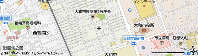 鶴間2号公園周辺の地図