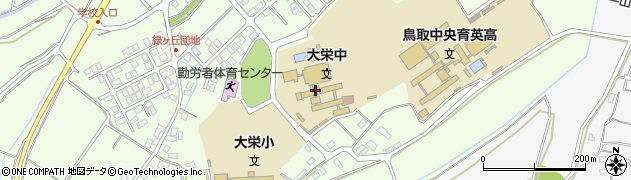 北栄町立大栄中学校周辺の地図