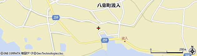 島根県松江市八束町波入435周辺の地図