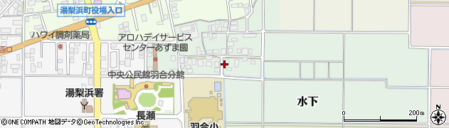 鳥取県東伯郡湯梨浜町水下周辺の地図