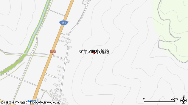 〒520-1803 滋賀県高島市マキノ町小荒路の地図