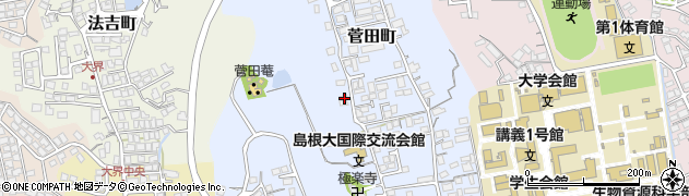 島根県松江市菅田町324周辺の地図