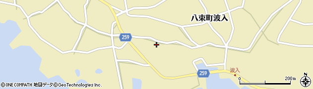 島根県松江市八束町波入347周辺の地図