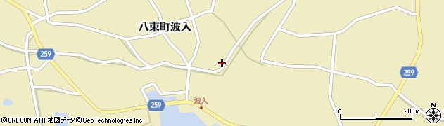 島根県松江市八束町波入583周辺の地図