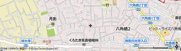 神奈川県横浜市神奈川区六角橋5丁目5-3周辺の地図