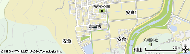 岐阜県岐阜市安食（志良古）周辺の地図