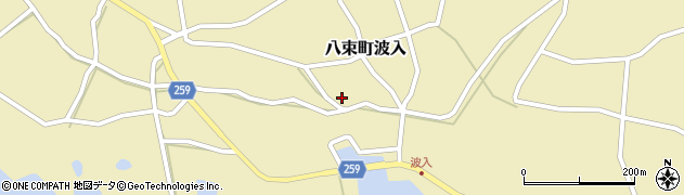 島根県松江市八束町波入445周辺の地図