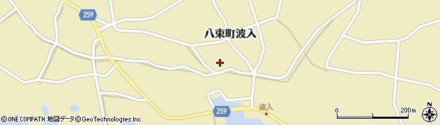 島根県松江市八束町波入444周辺の地図
