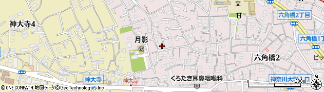 神奈川県横浜市神奈川区六角橋5丁目12-21周辺の地図