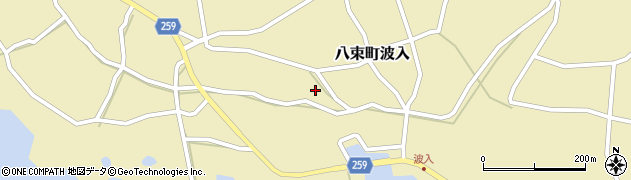 島根県松江市八束町波入391周辺の地図