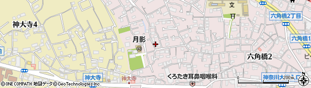 神奈川県横浜市神奈川区六角橋5丁目12-5周辺の地図