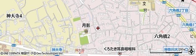 神奈川県横浜市神奈川区六角橋5丁目12-20周辺の地図