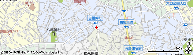 田辺葬祭サービス　白幡仲町店周辺の地図