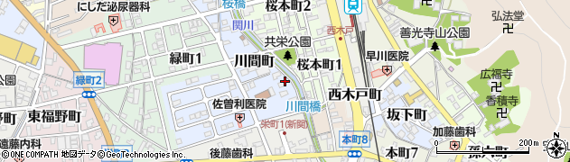 岐阜県関市川間町13周辺の地図