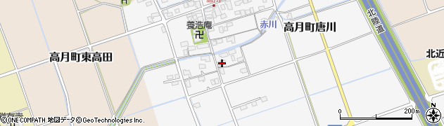 滋賀県長浜市高月町唐川488周辺の地図