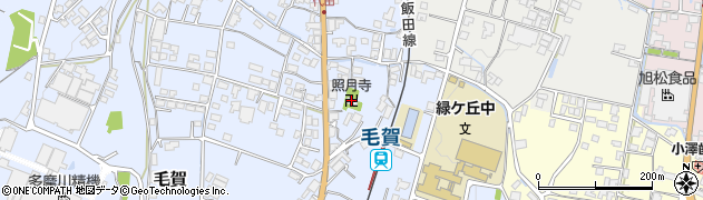 照月寺周辺の地図