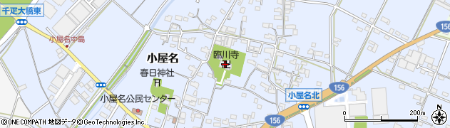 臨川寺周辺の地図