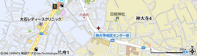 神大寺小入口周辺の地図