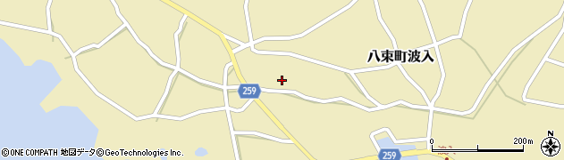 島根県松江市八束町波入319周辺の地図