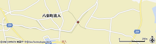 島根県松江市八束町波入644周辺の地図