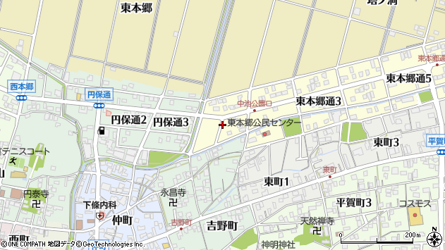〒501-3811 岐阜県関市東本郷通の地図