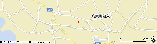 島根県松江市八束町波入369周辺の地図