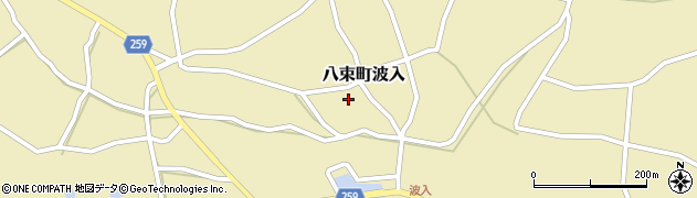 島根県松江市八束町波入452周辺の地図