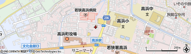 高浜郵便局周辺の地図