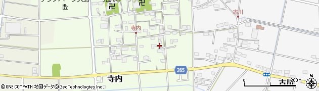 岐阜県大野町（揖斐郡）寺内周辺の地図