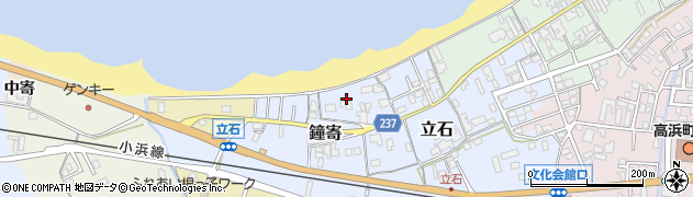 福井県大飯郡高浜町立石周辺の地図