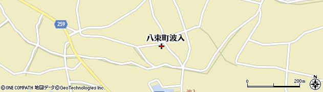 島根県松江市八束町波入497周辺の地図