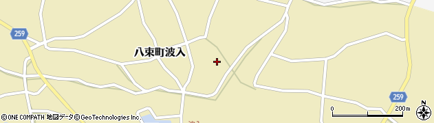 島根県松江市八束町波入572周辺の地図