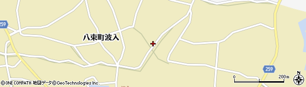 島根県松江市八束町波入646周辺の地図