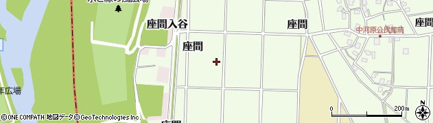 神奈川県座間市座間周辺の地図
