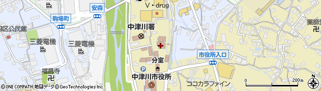 アクサ生命保険株式会社　中津川分室周辺の地図
