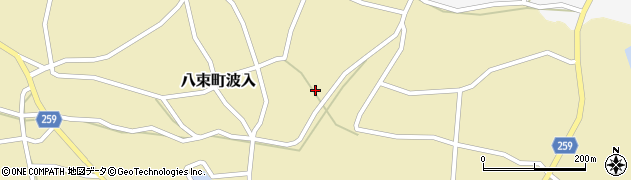 島根県松江市八束町波入568周辺の地図