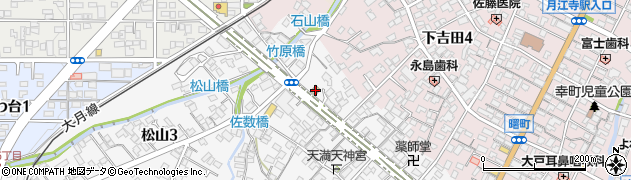 もち吉　富士吉田店周辺の地図