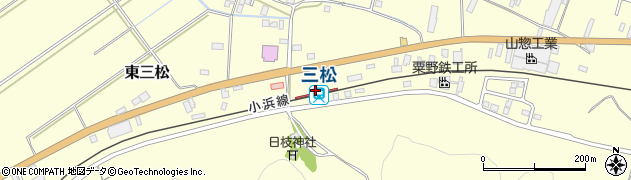 三松駅周辺の地図